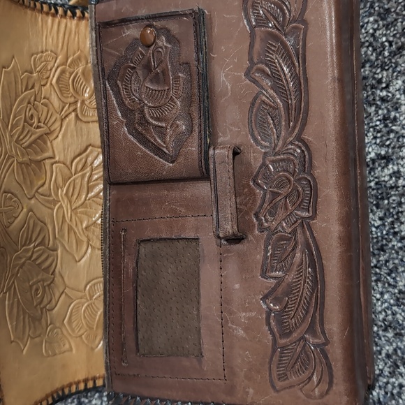 Vintage reversible genuine leather purse - Picture 9 of 9